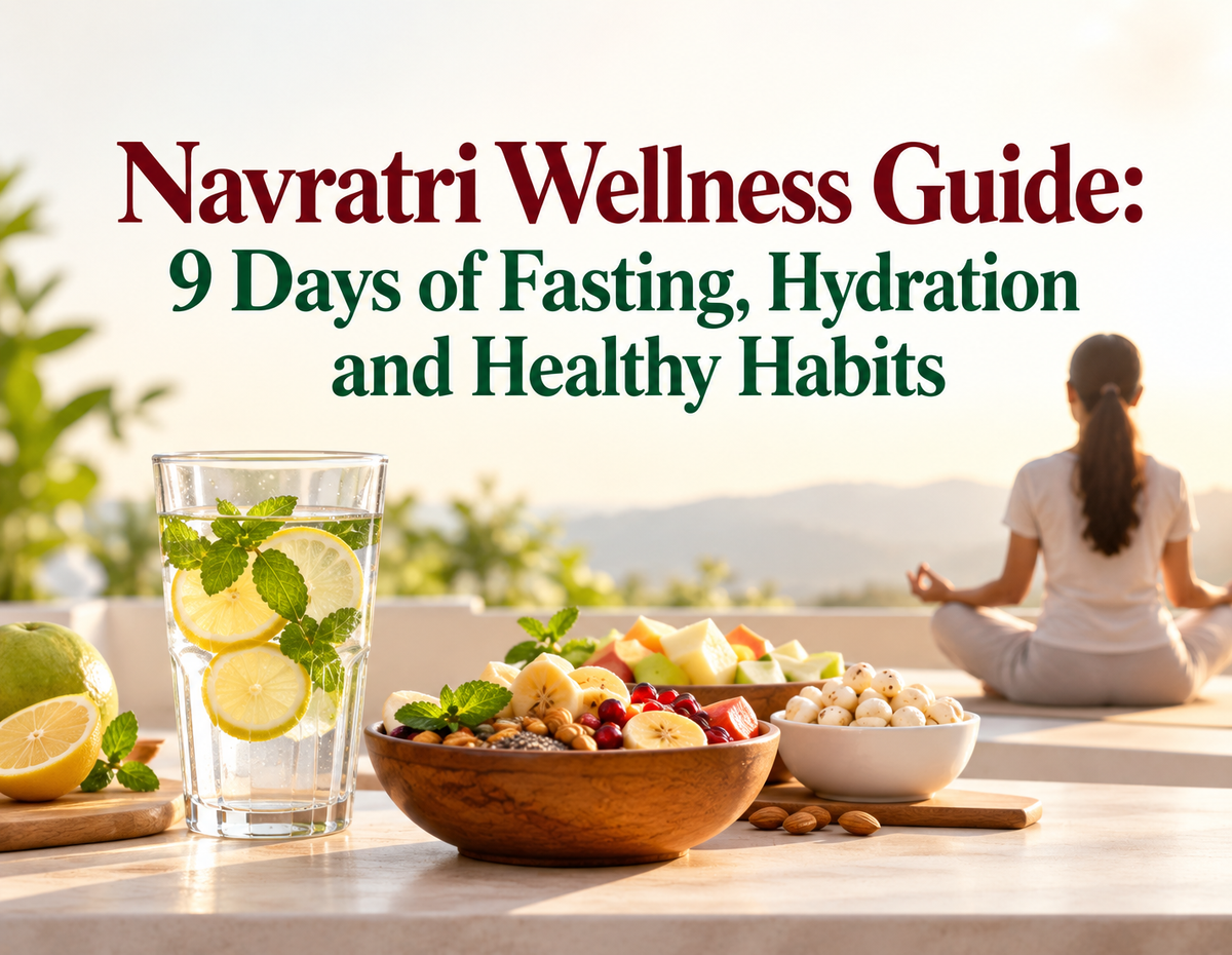 Navratri Wellness Guide: 9 Days of Fasting, Hydration and Healthy Habits