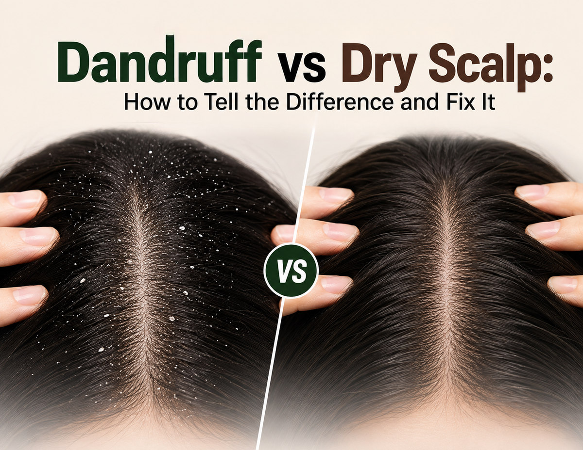 Dandruff vs Dry Scalp: How to Tell the Difference and Fix It
