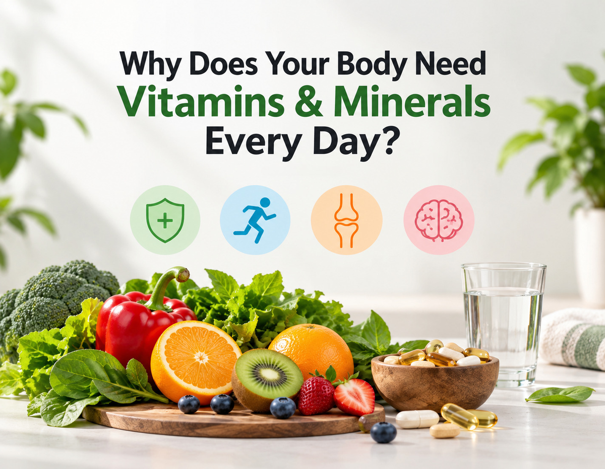 Why Does Your Body Need Vitamins & Minerals Every Day?
