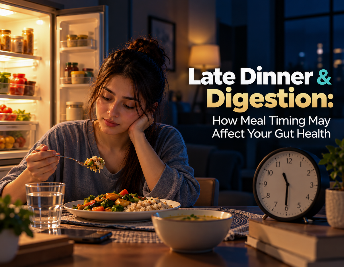 Late Dinner & Digestion: How Meal Timing May Affect Your Gut Health