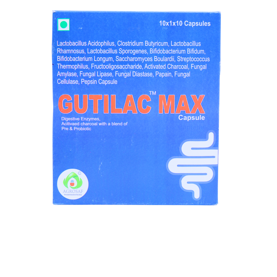 Gutilac Max Capsule | Advanced Probiotic & Digestive Support