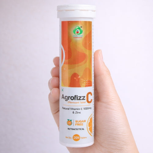 Agrofizz C Effervescent Tablet | Immunity & Antioxidant Support