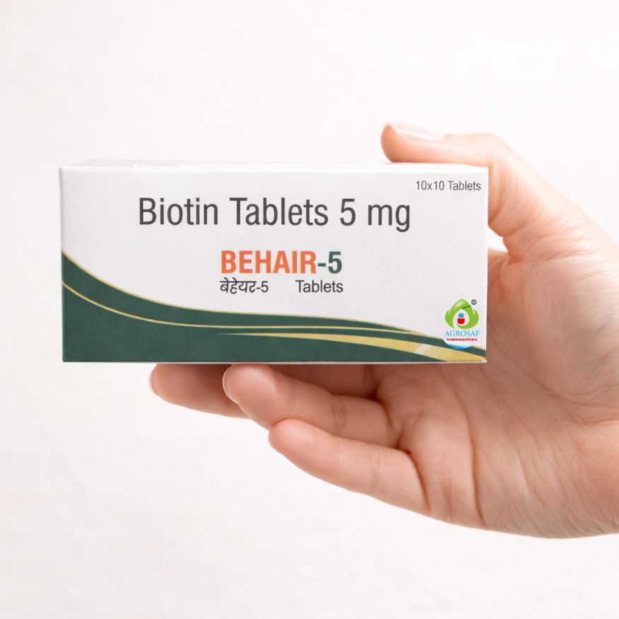 BeHair-5 Tablet | Biotin Hair, Skin & Nail Support