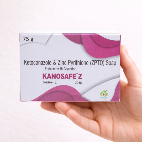 Kanosafe-Z Soap | Medicated Skin & Scalp Cleansing