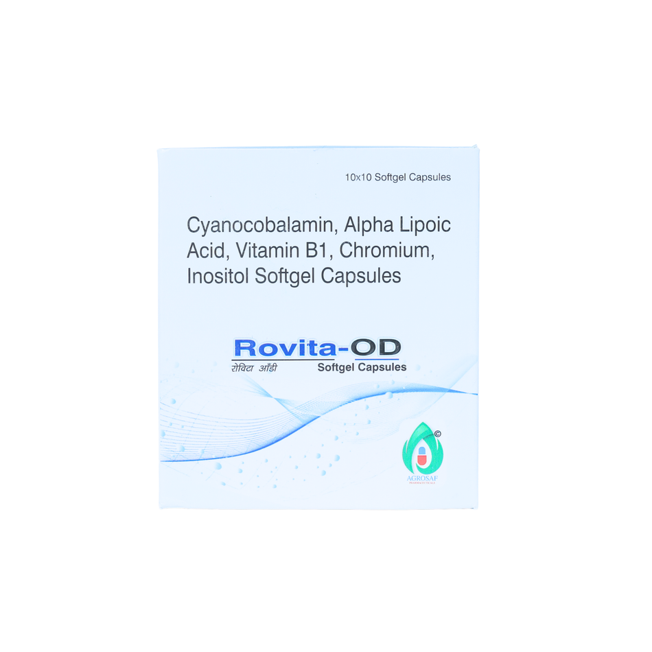 ROVITA-OD Capsules | Once Daily Multivitamin & Multimineral Supplement | Supports Energy, Immunity & Overall Health