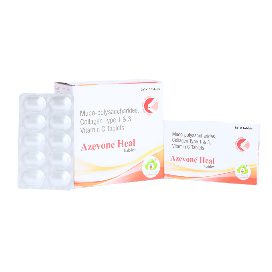 Azevone Heal Tablet | Collagen Joint & Tissue Support