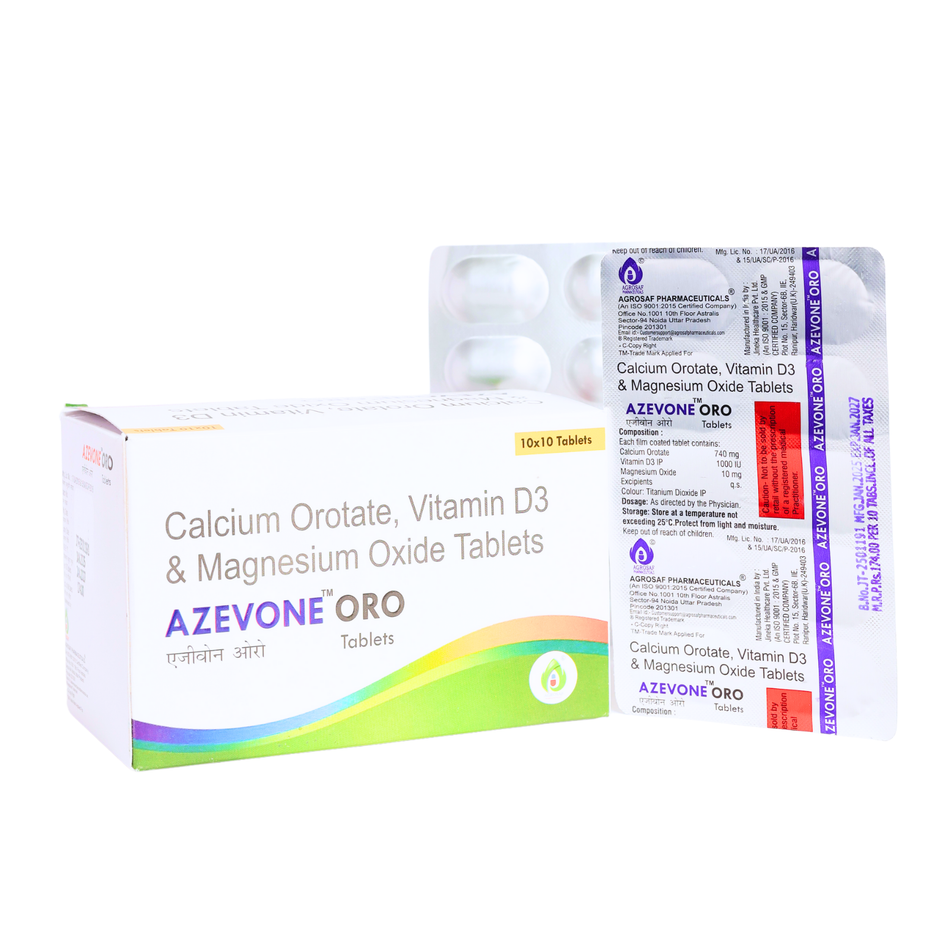Azevone Oro Tablet | Bone Strength & Mineral Absorption