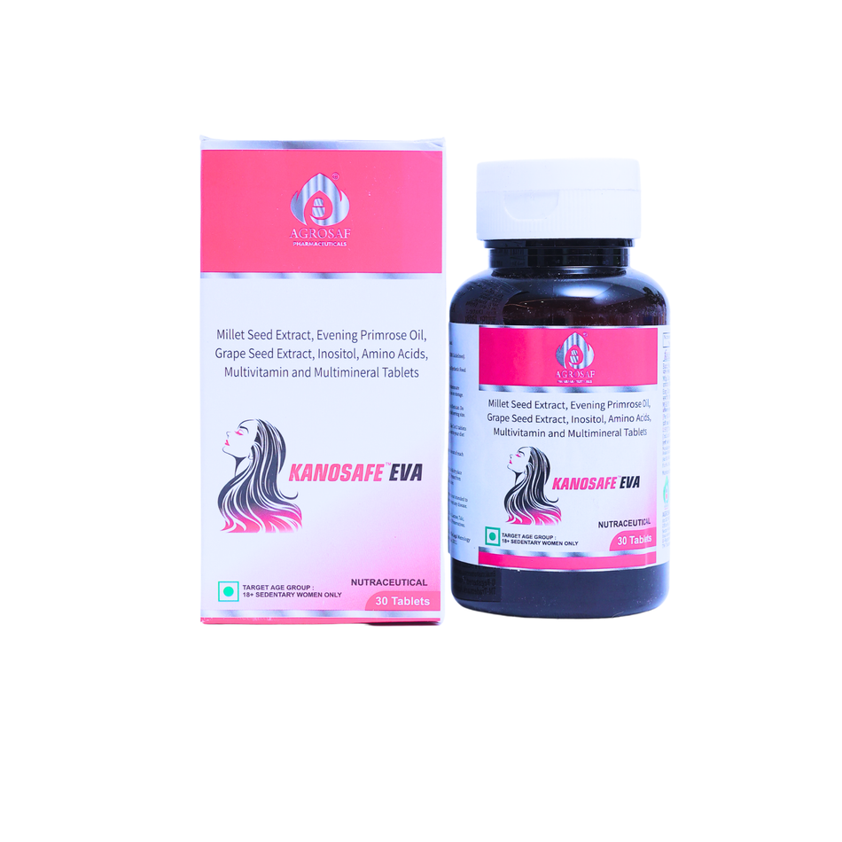 Kanosafe Eva Tablet | Hair Growth & Skin Nutrition Support