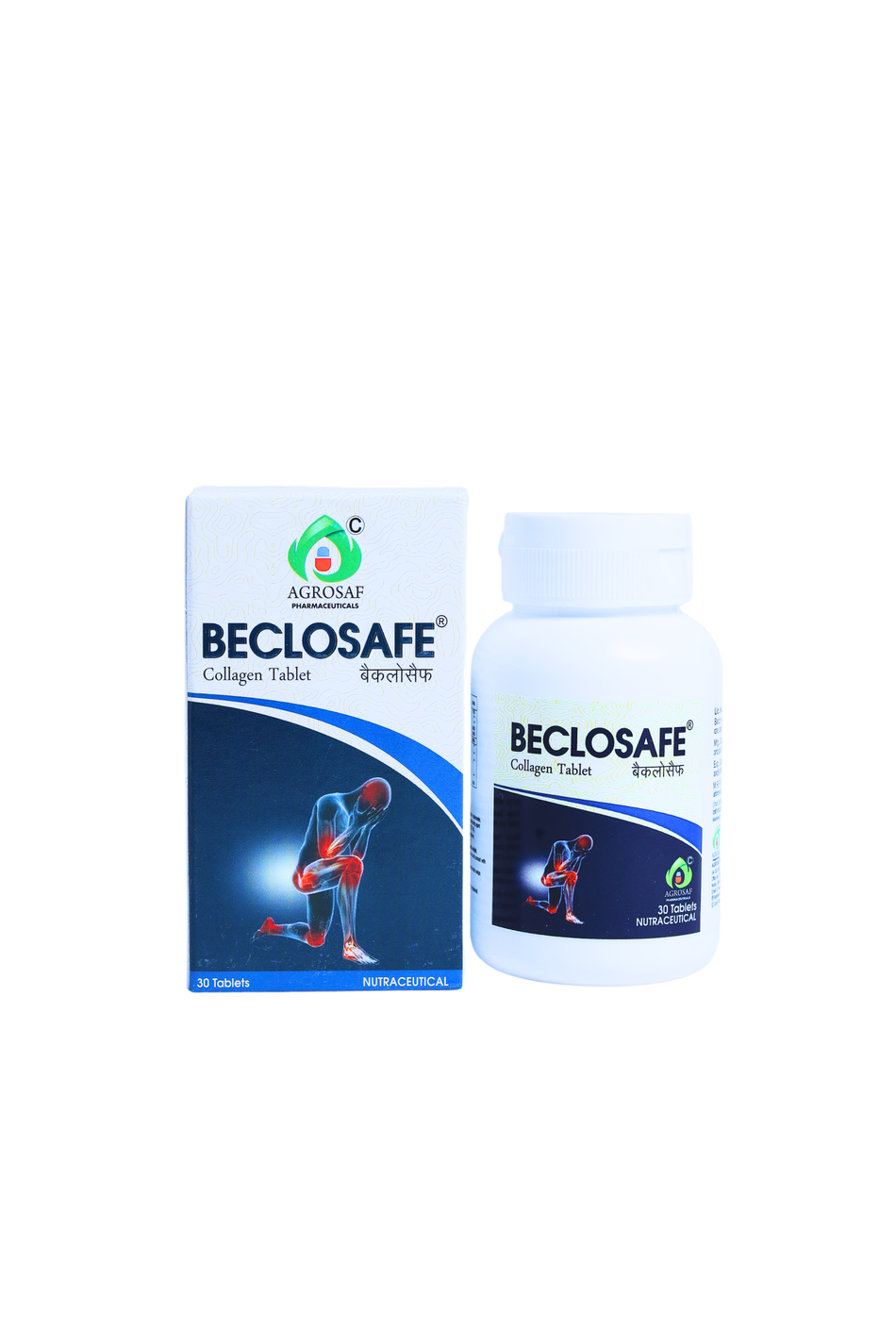 Beclosafe Collagen Tablet | Joint Flexibility & Skin Support