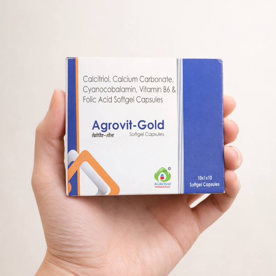 AGROVIT Gold Capsules | Multivitamin, Multimineral & Antioxidant Supplement | Supports Energy, Immunity & Overall Health
