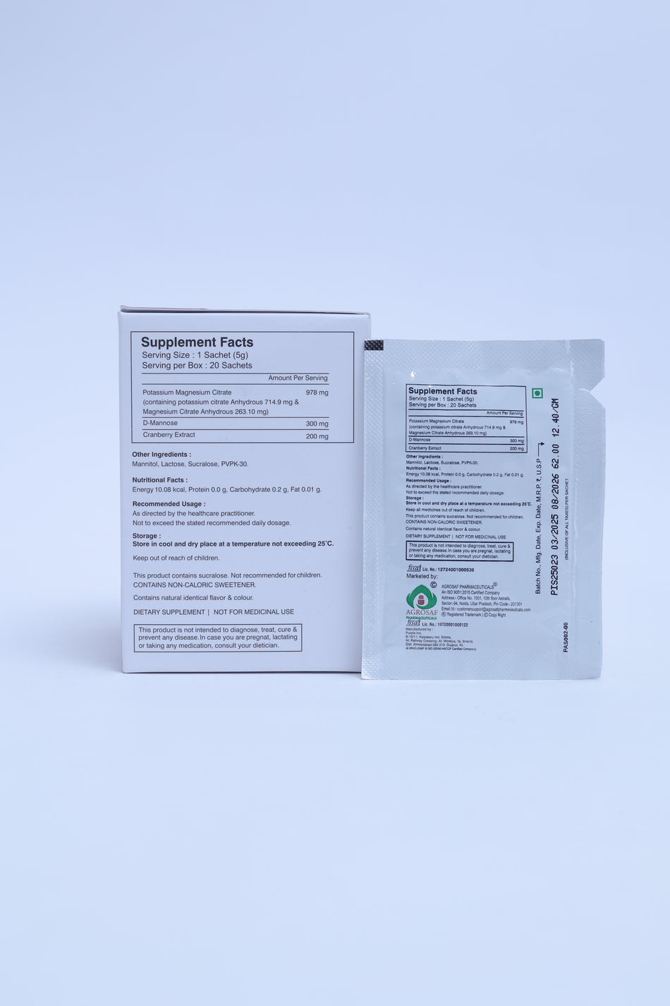 Cranosafe P Powder | Urinary Wellness Support