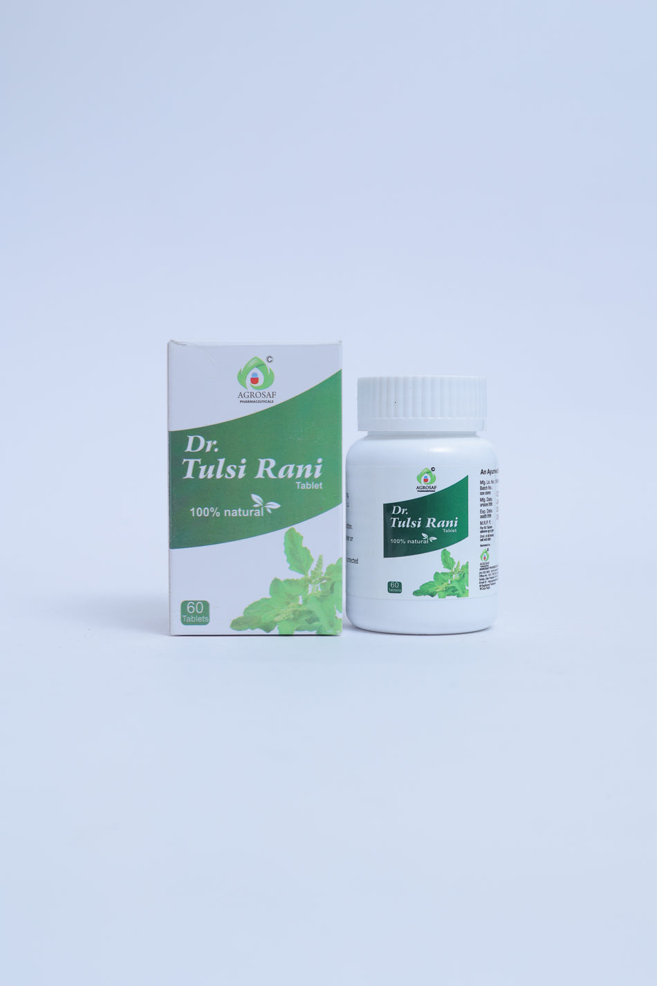 Agrosaf Dr. Tulsi Rani Tablet 60 Tablets | Immunity & Respiratory Wellness