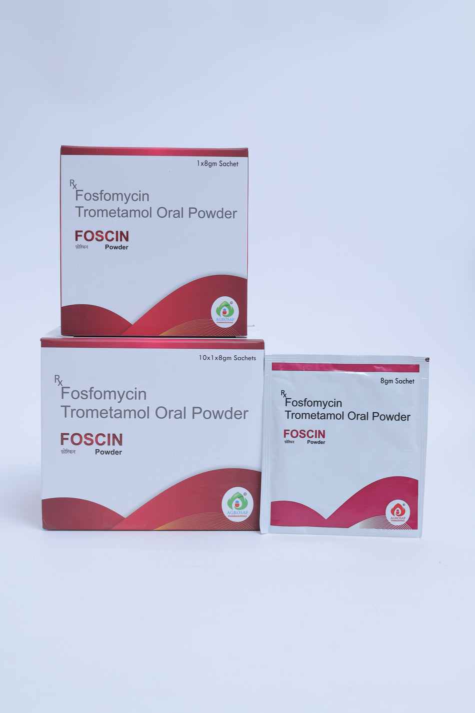 Foscin Powder | Single-Dose Oral Antibiotic Sachet