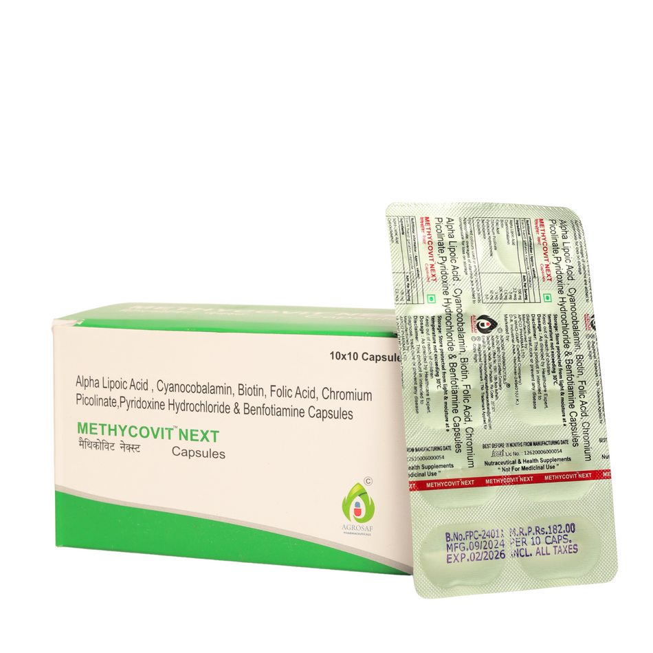 Methycovit Next Capsule | Nerve & Energy Metabolism Support