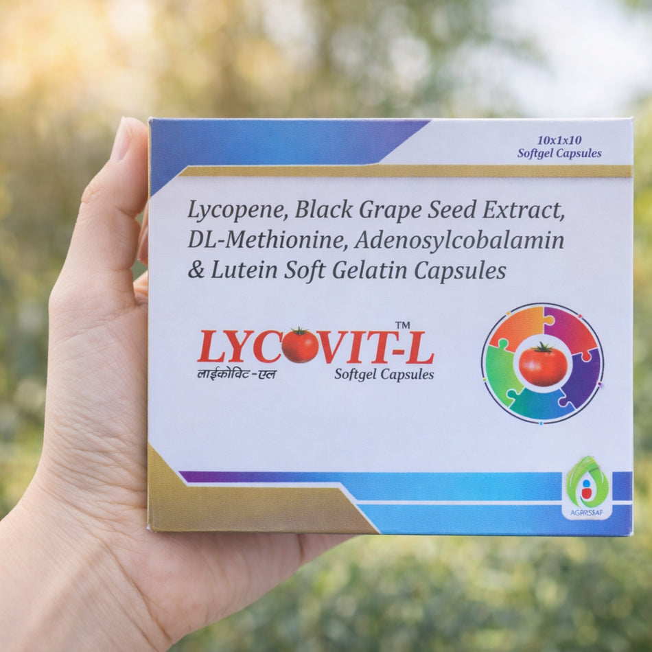 LYCOVIT L Capsules | Lycopene, Multivitamin & Antioxidant Supplement | Supports Immunity, Energy & Overall Health
