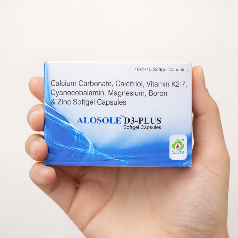 Alosole-D3 Plus Capsule | Advanced Bone & Mineral Support