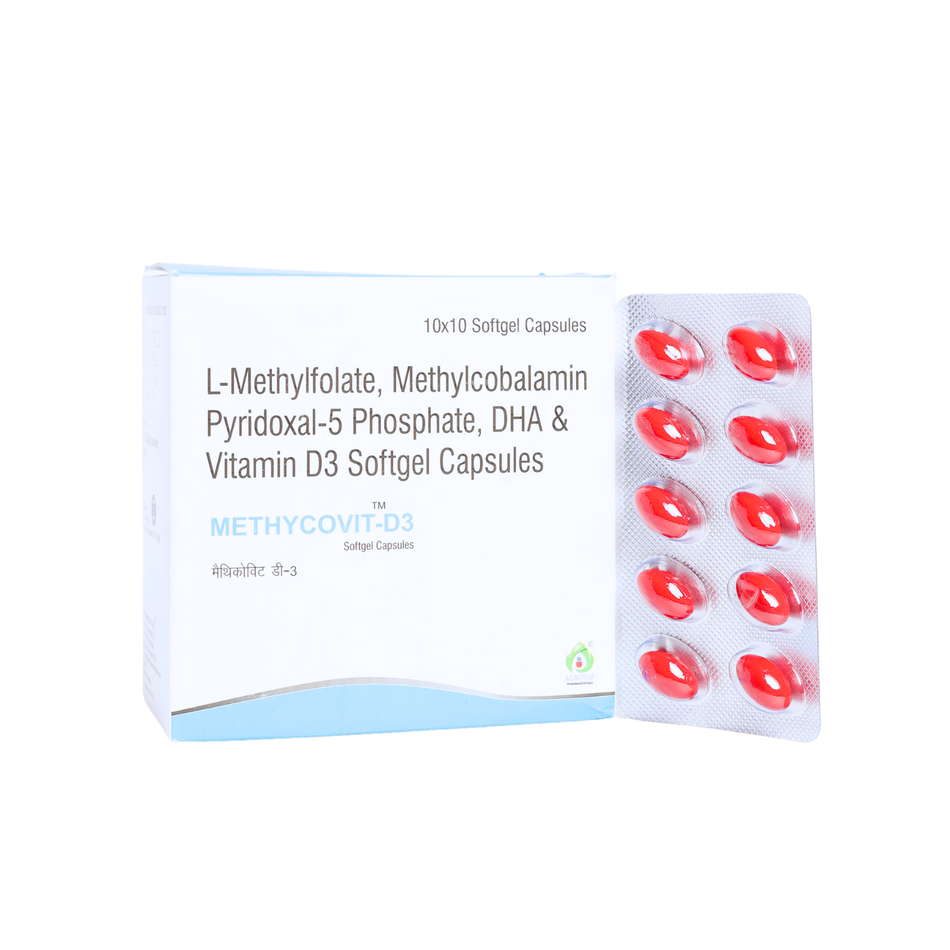 Methycovit D3 Capsule | Nerve, Bone & Brain Support