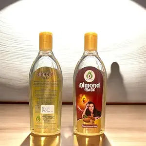 AGROSAF Almond Hair Oil | Deep Nourishment & Hair Strength