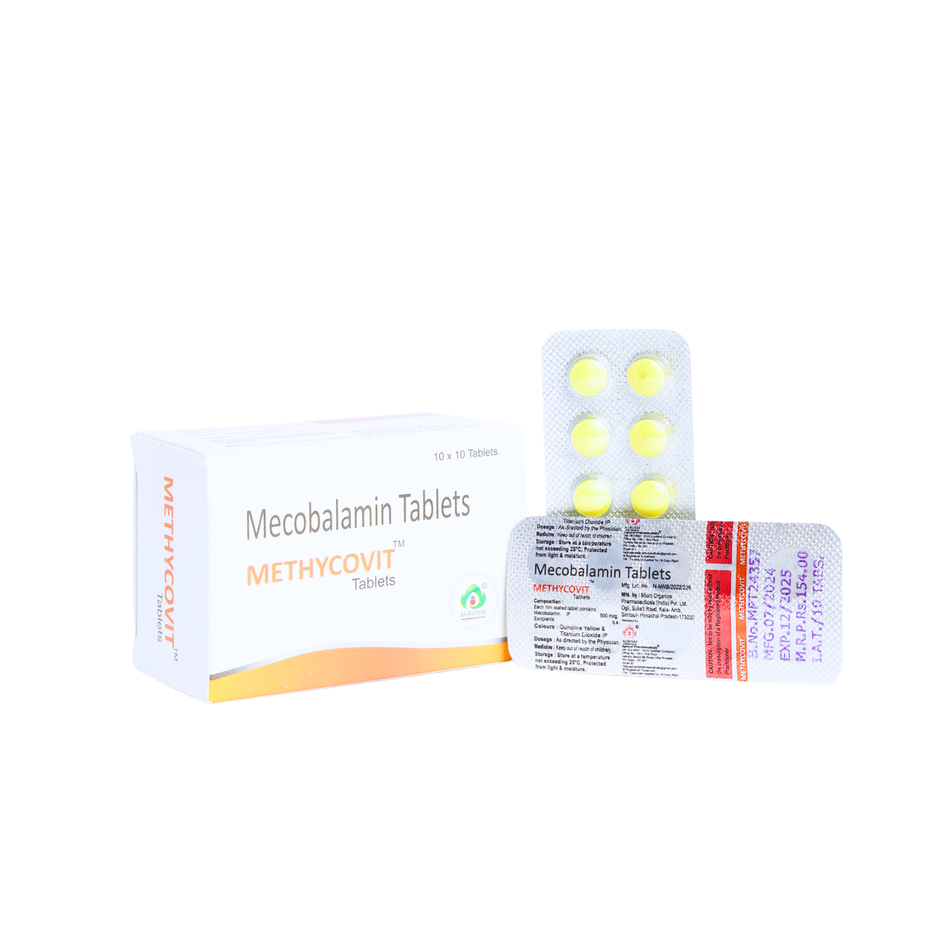 Methycovit Tablet | Vitamin B12 Nerve Support