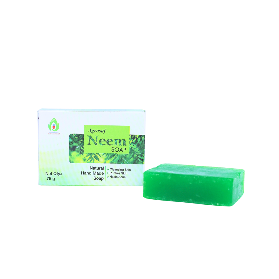 Agrosaf Neem Soap | Natural Skin Cleansing & Care