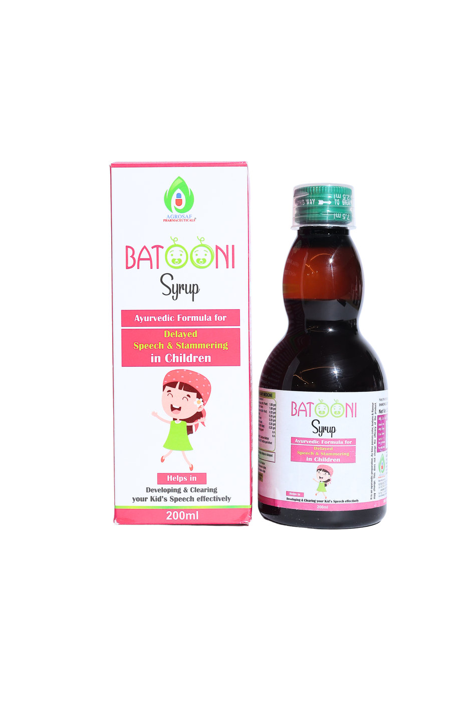 Agrosaf Batooni Syrup | Child Brain & Speech Development Support