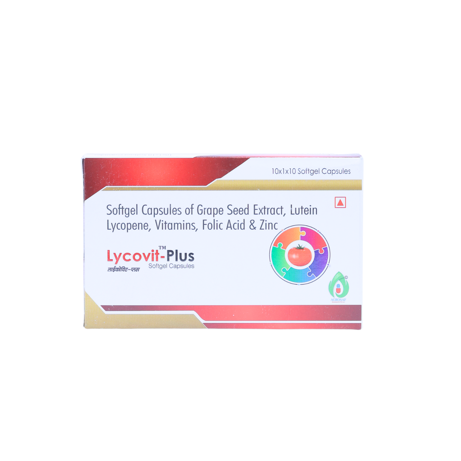 LYCOVIT Plus Capsules | Multivitamin, Multimineral & Antioxidant Supplement | Supports Immunity, Energy & Overall Health