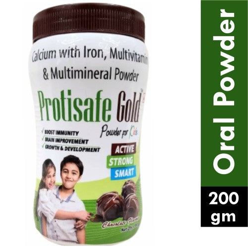 Agrosaf-Protisafe Gold Kids Powder | 200g C-Box | For Immunity & Physical Growth