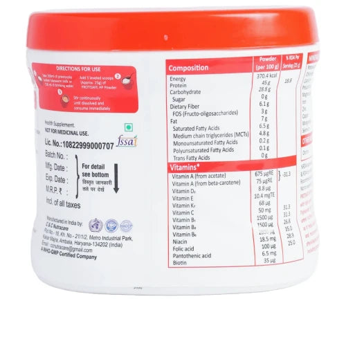 Agrosaf-Protisafe HP Powder 200gm Jar - High Protein Supplement for Health & Nutrition