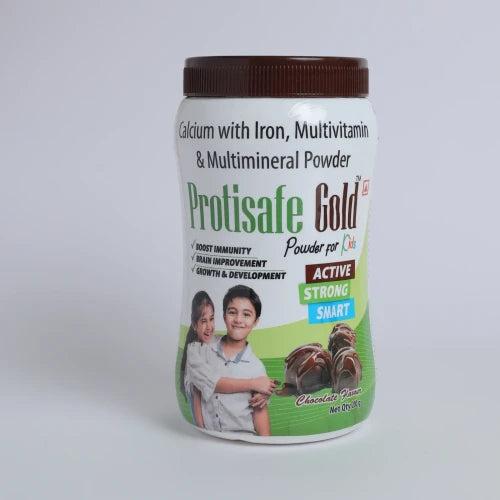 Agrosaf-Protisafe Gold Kids Powder | 200g C-Box | For Immunity & Physical Growth