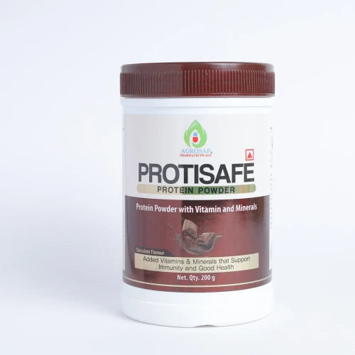 Agrosaf-Protisafe Protein Powder - 200gm C-Box | For Strength, Energy & Recovery