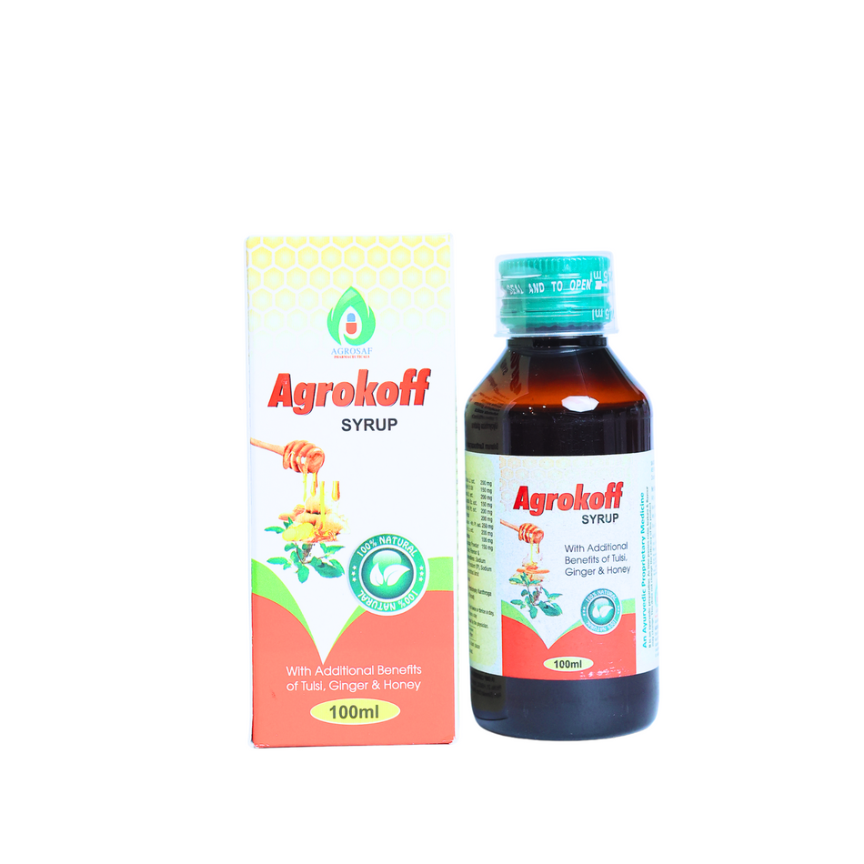 Agrosaf Agrokoff Syrup | Herbal Throat Comfort Support
