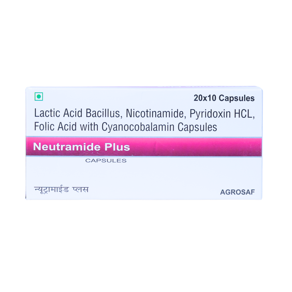 Neutramide Plus Capsule | Probiotic & B-Complex Digestive Support