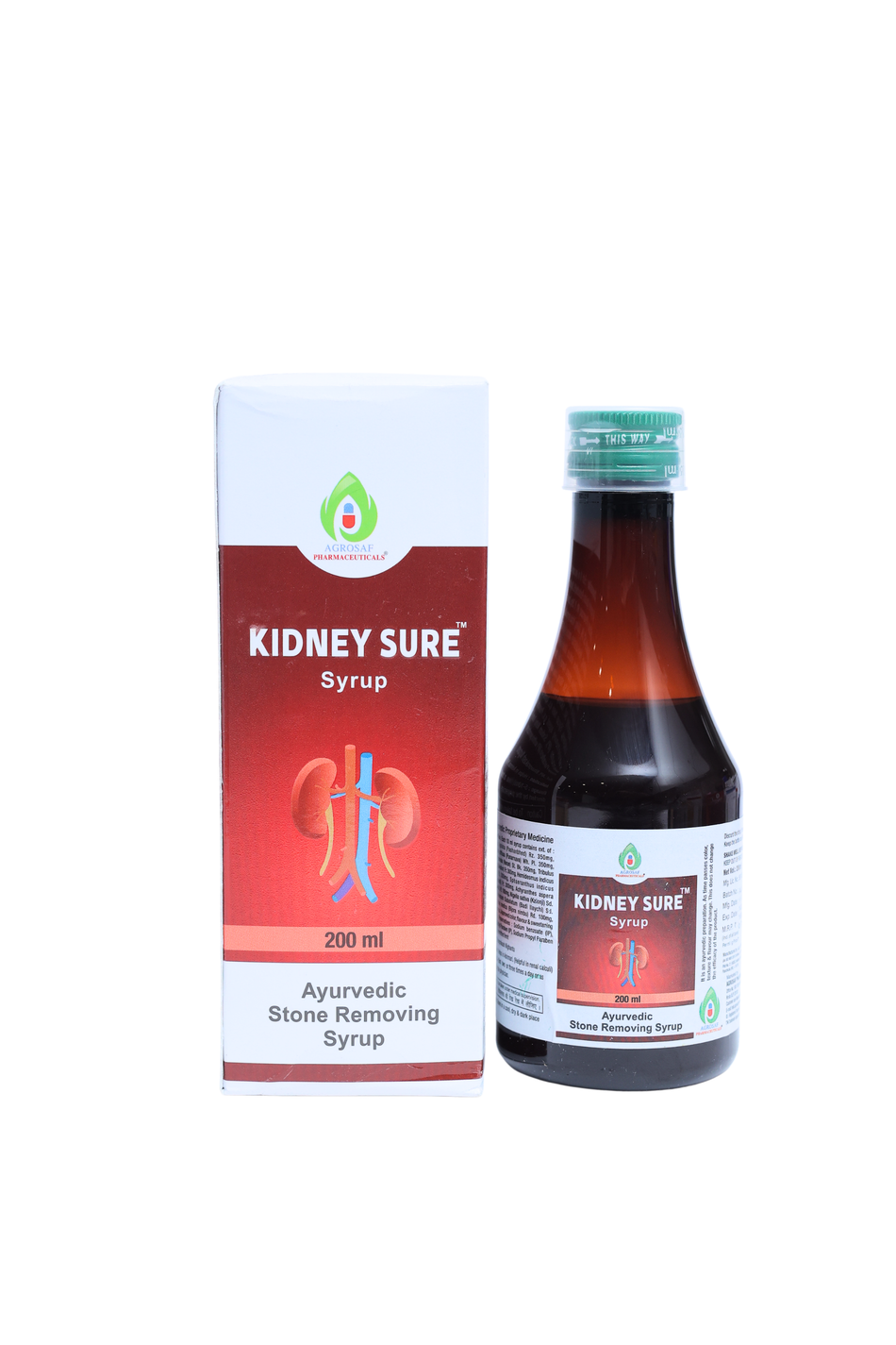 Agrosaf Kidney Sure Syrup | Herbal Kidney & Urinary Wellness