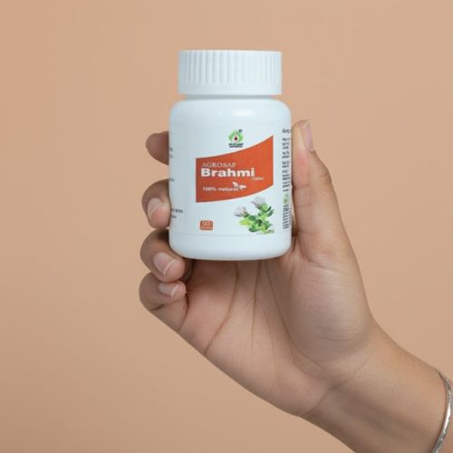 Agrosaf Brahmi Tablet 60 Tablets | Memory & Mental Wellness Support