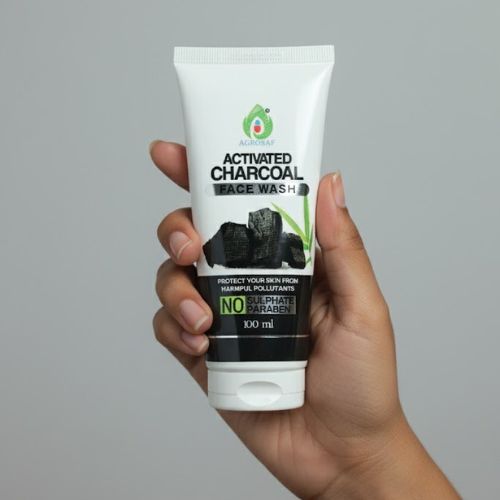 Agrosaf Activated Charcoal Face Wash 100 ml | Deep Clean & Oil Control