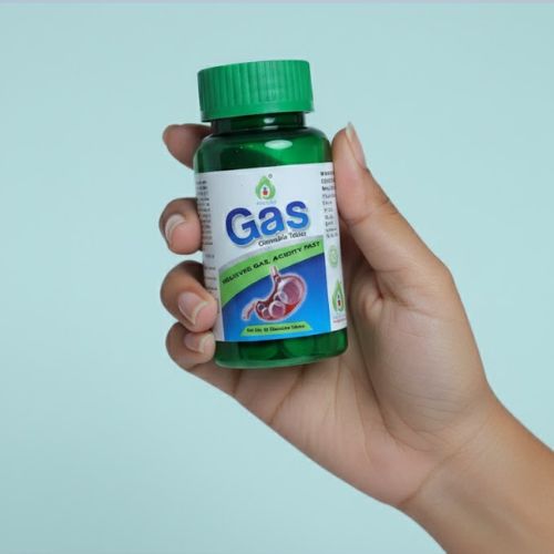 Agrosaf Gas Chewable Tablets 60 Tablets | Digestive Comfort & Bloating Relief