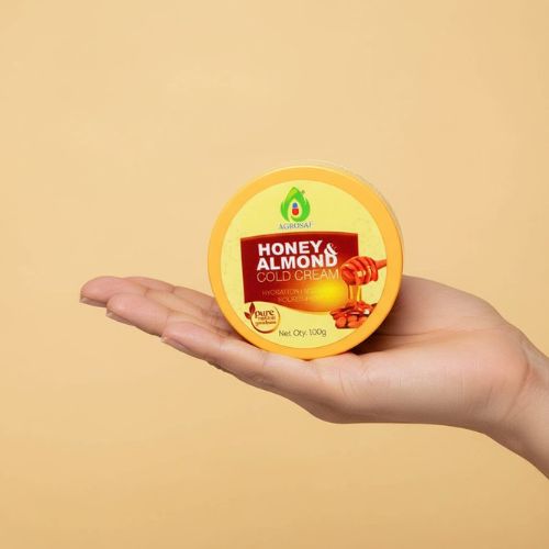 Agrosaf Honey & Almond Cold Cream 100 g | Deep Moisture & Soft Skin
