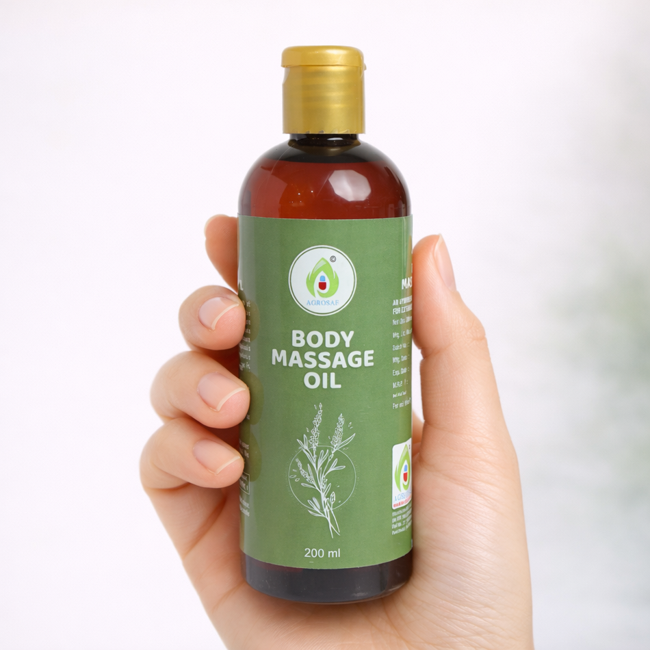 Agrosaf Body Massage Oil | Deep Nourishment & Relaxation
