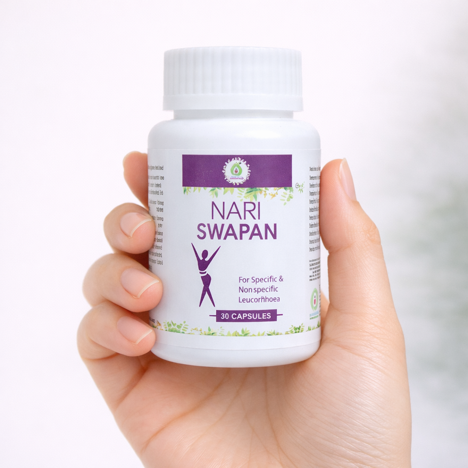 Agrosaf Nari Swapan Capsules | Women’s Intimate & Hormonal Wellness (30 Capsules)
