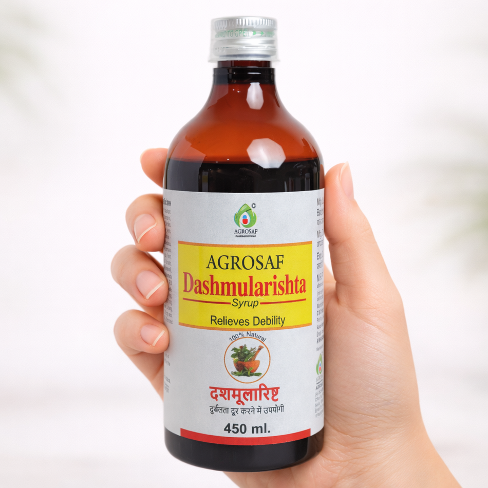 Agrosaf Dashmularishta Syrup 450 ml | Strength & Vitality Support