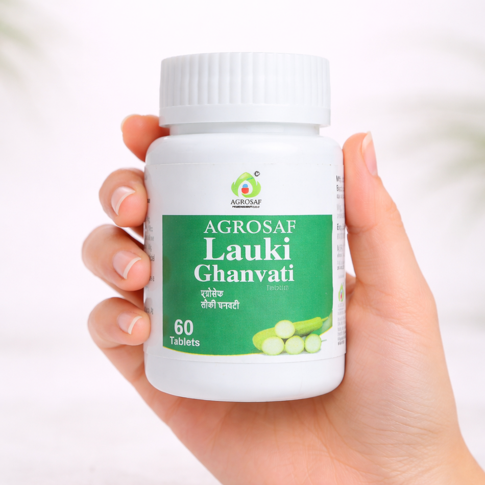 Agrosaf Lauki Ghanvati Tablet 60 Tablets | Digestive & Metabolic Support