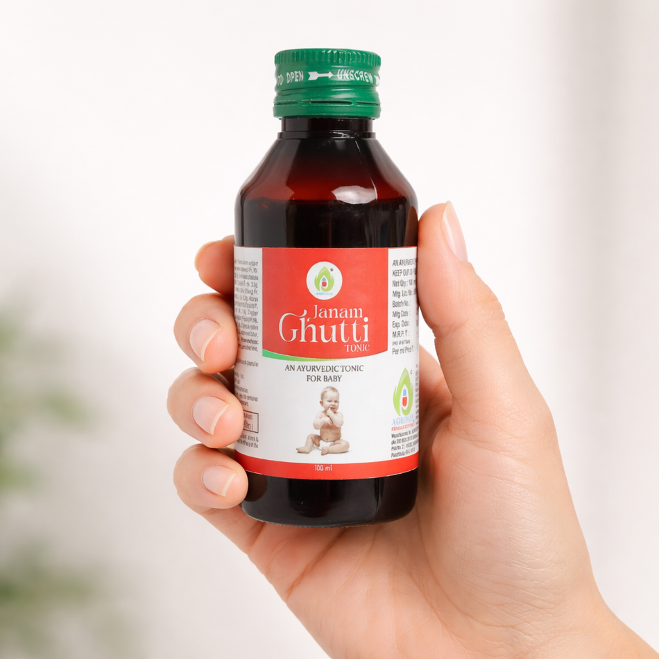 Agrosaf Janam Ghutti Tonic | Gentle Digestive Support for Babies