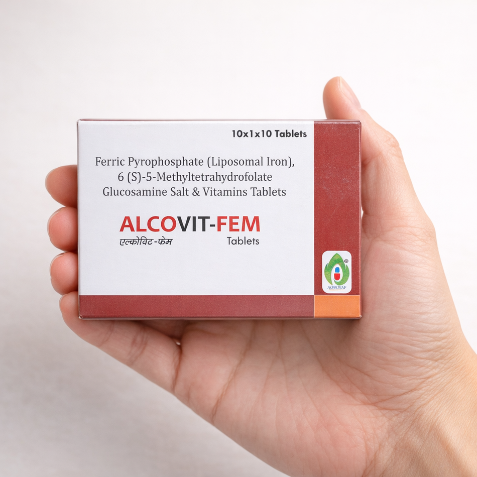Alcovit Fem Tablet | Women’s Iron & Energy Support