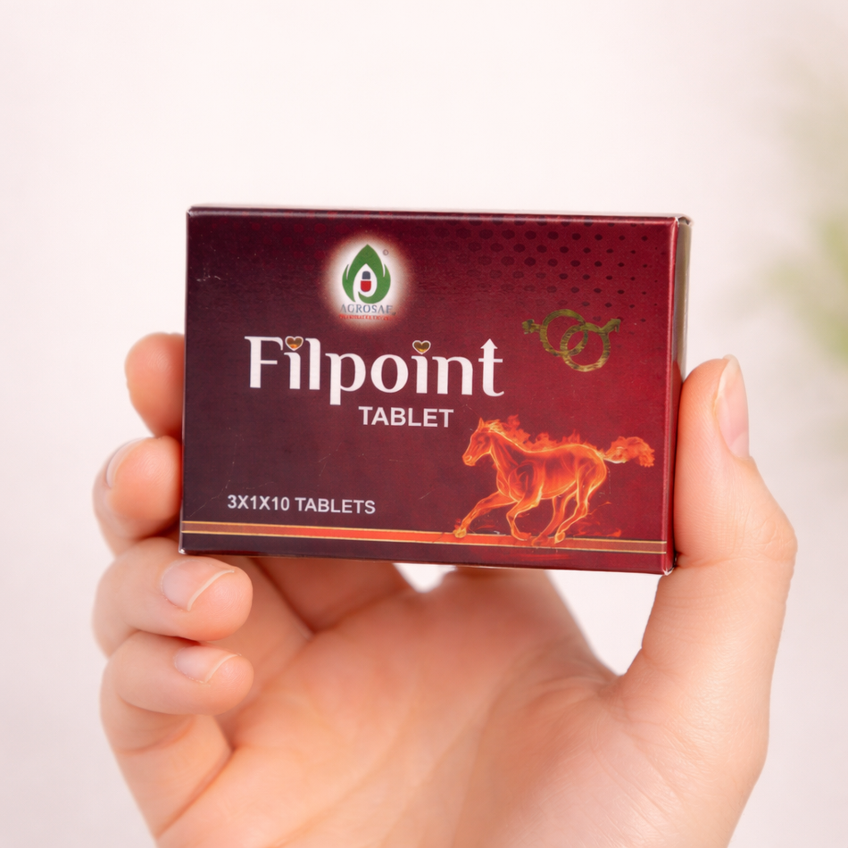 Filpoint Tablets ( 1 Strip of 10 Tablets ) | Men’s Energy, Stamina & Vitality Support