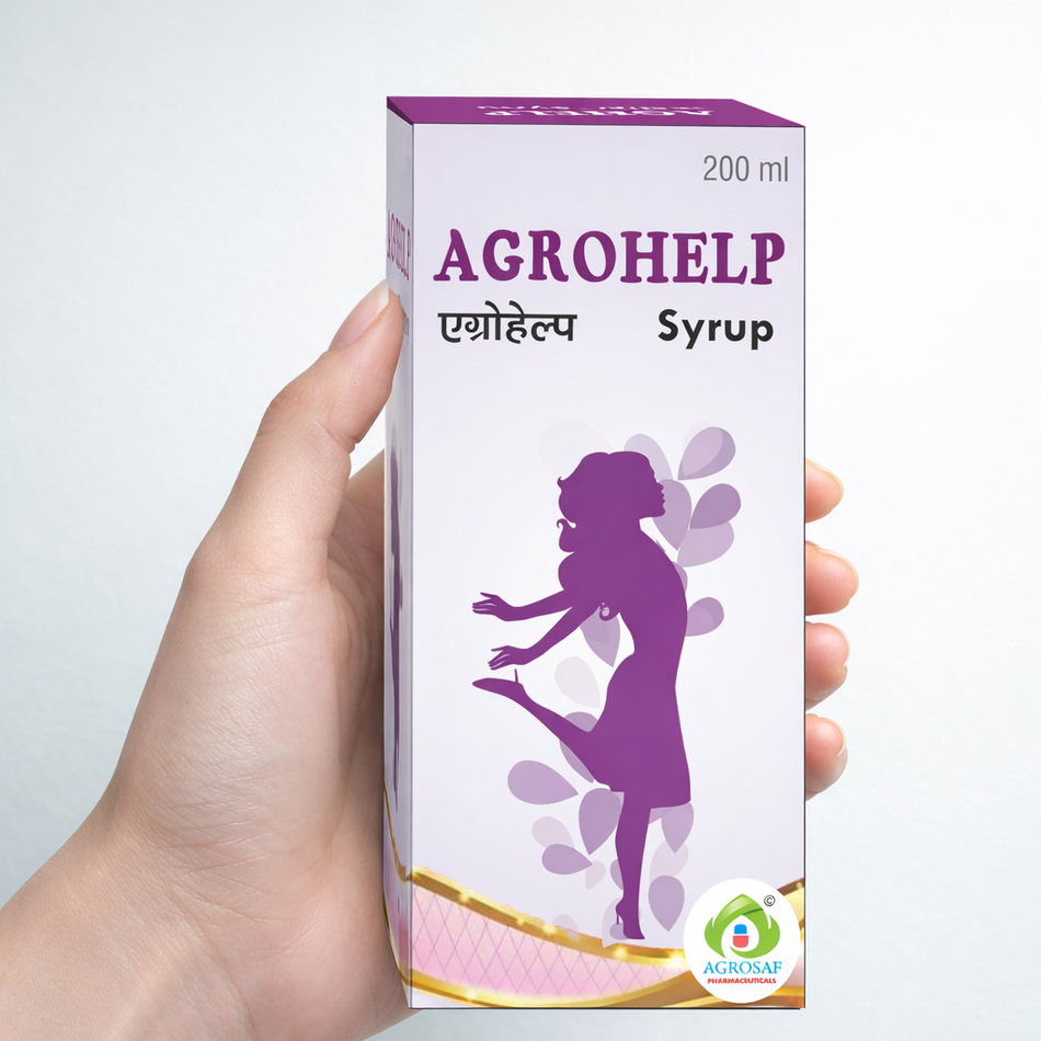 AGROHELP Syrup 200ml – Ayurvedic Digestive & Women’s Wellness Support Formula