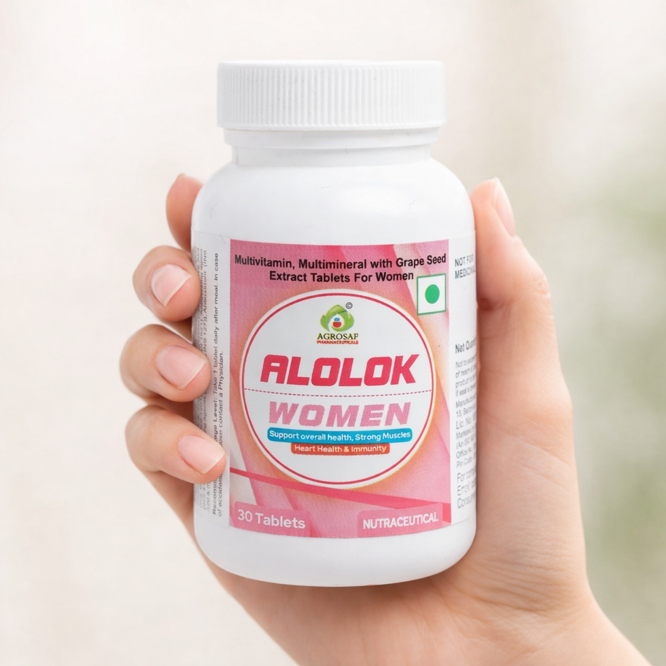 ALOLOK Tablet for Women | Daily Multivitamin & Multimineral Supplement