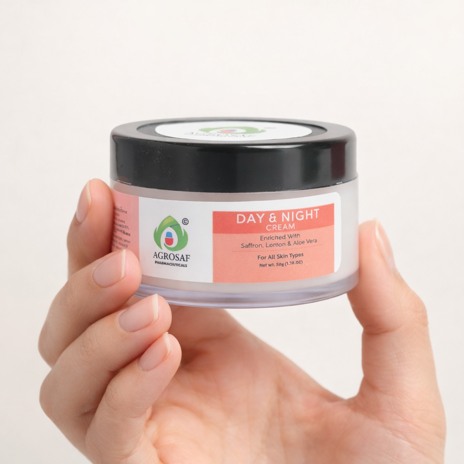 Agrosaf Day & Night Cream | Daily Glow & Skin Hydration