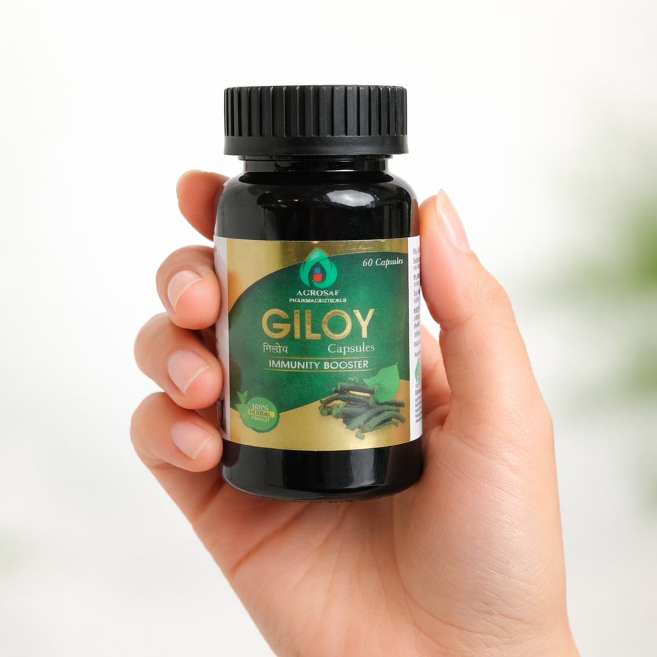 Agrosaf Giloy Capsules | Immunity & Daily Wellness Support