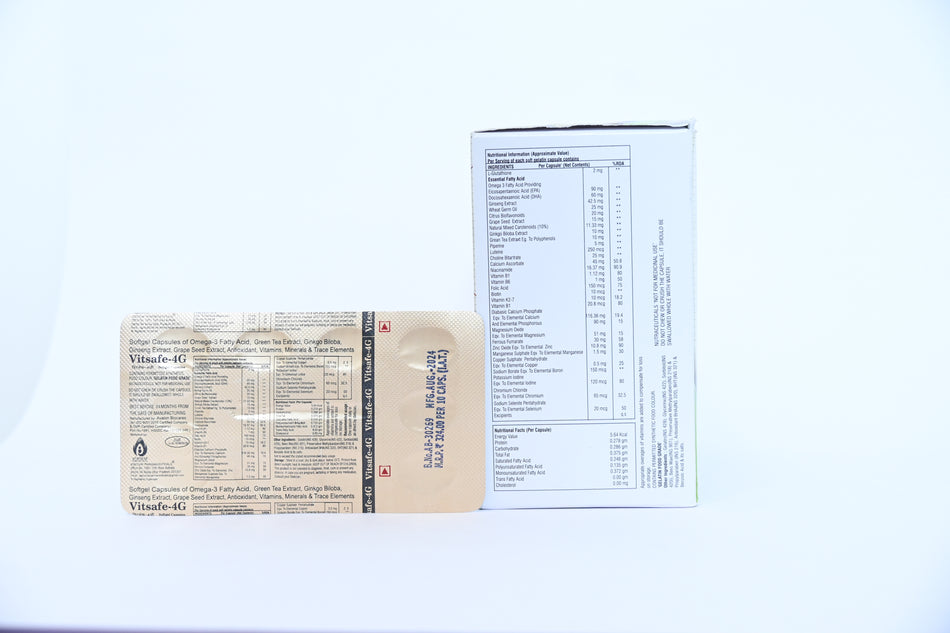 Vitsafe-4G Capsule | Daily Nutrition & Antioxidant Support