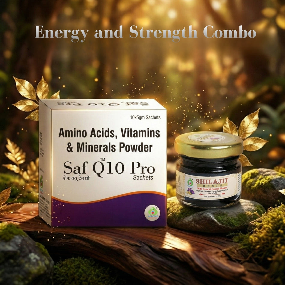 Agrosaf Men’s Energy & Strength Combo – Stamina, Power & Vitality